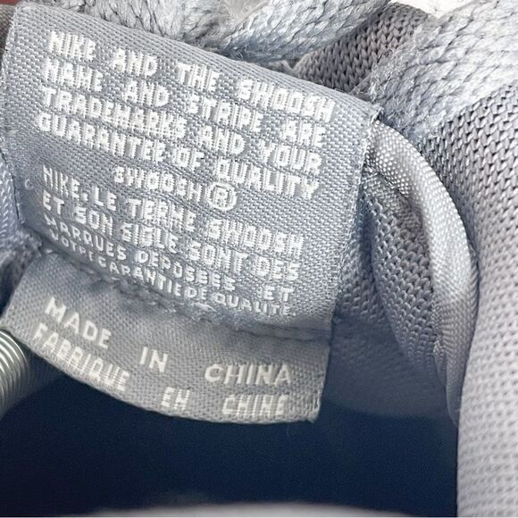 🍋 Nike • Men’s Alphaballer Low Top Dark/Wolf Gray Athletic Sneakers Sz 11 - Picture 9 of 10